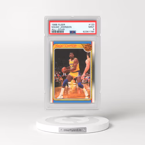 1988 Fleer #123 Magic Johnson - All-Star (PSA 9 MINT)