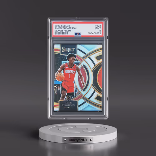 2023 Panini Select #122 Amen Thompson - Silver Prizm (PSA 9 MINT)