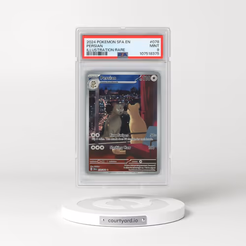 2024 Pokémon Sfa EN-Shrouded Fable #078 Persian - Illustration Rare (PSA 9 MINT)