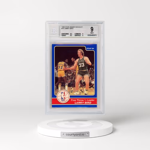 1984 Star Award Banquet #15 Larry Bird LL (BGS 9 MINT)