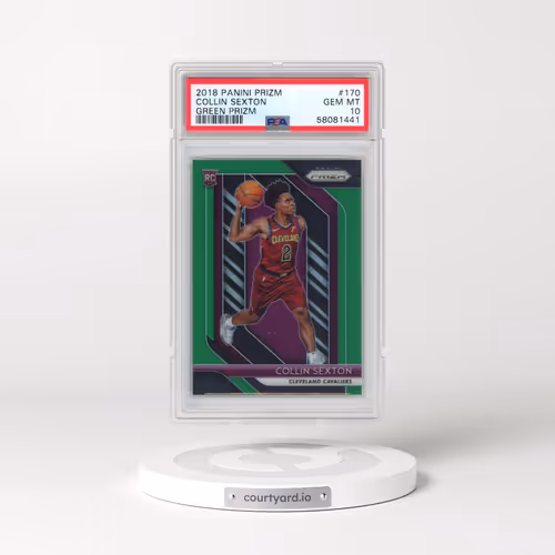 2018 Panini Prizm #170 Collin Sexton - Green Prizm (PSA 10 GEM MINT)