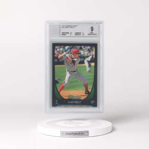 2011 Bowman Draft #101 Mike Trout (BGS 9 MINT)
