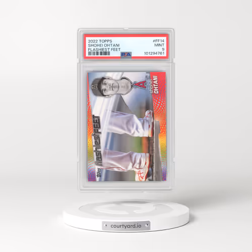 2022 Topps Flashiest Feet #FF14 Shohei Ohtani (PSA 9 MINT)