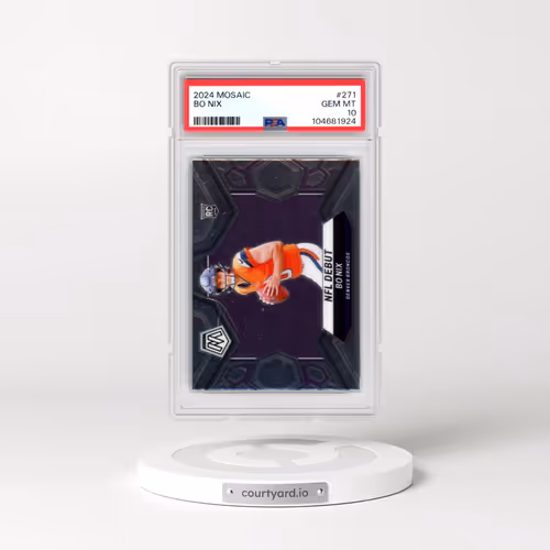 2024 Panini Mosaic #271 Bo Nix (PSA 10 GEM MINT)