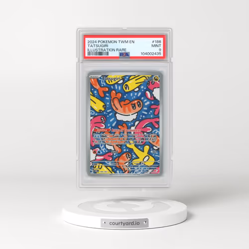 2024 Pokémon Twm EN-Twilight Masquerade #186 Tatsugiri - Illustration Rare (PSA 9 MINT)