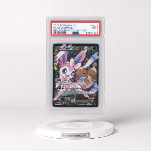 2016 Pokémon XY Generations Radiant Collection #RC32 Sylveon EX - Holo Full Art (PSA 9 MINT)