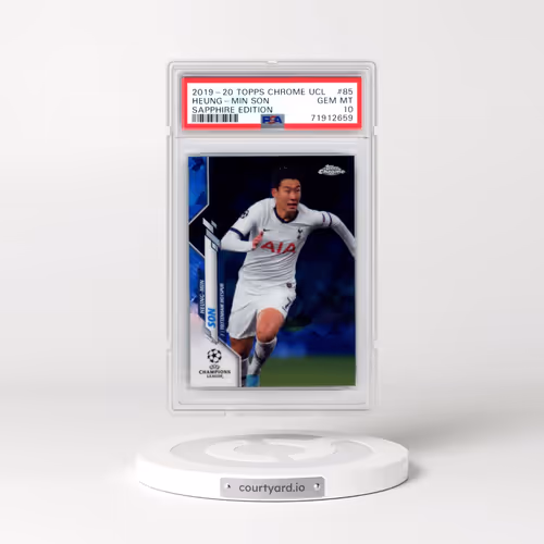 2019 Topps Chrome UEFA Champions League Sapphire Edition #85 Heung-Min Son (PSA 10 GEM MINT)