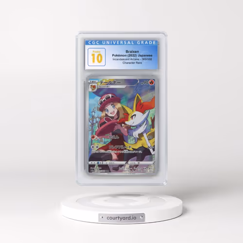 2022 Incandescent Arcana #069/068 Braixen - Character Rare Holo (CGC 10 PRISTINE)