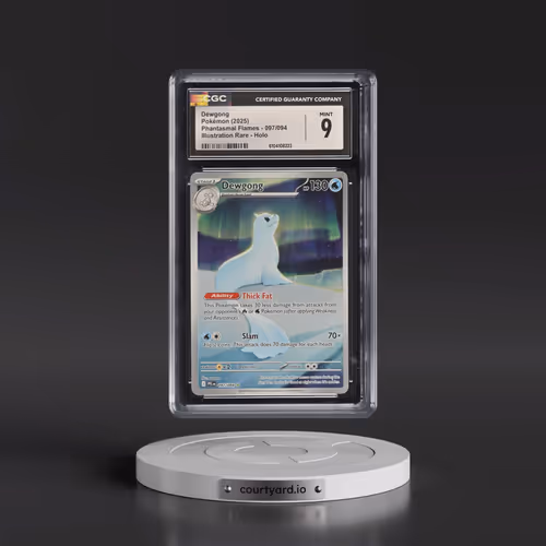 2025 Pokémon Pfl EN-Phantasmal Flames #097 Dewgong - Illustration Rare (CGC 9 MINT)