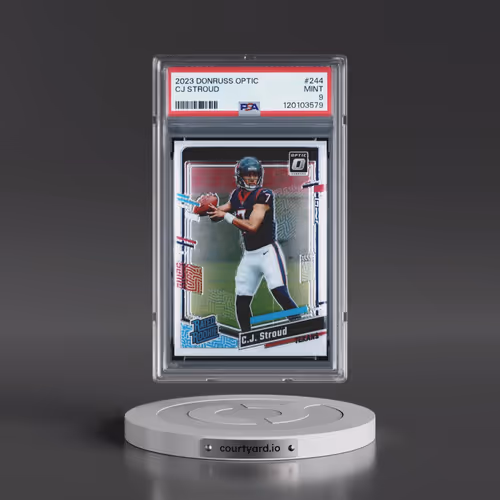 2023 Panini Donruss Optic #244 CJ Stroud (PSA 9 MINT)