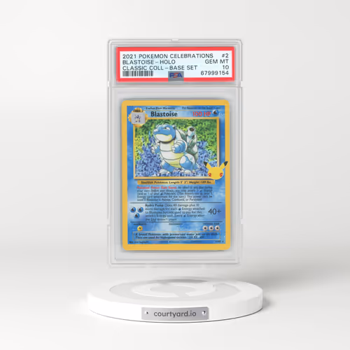 2021 Pokémon Celebrations Classic Collection #2 Blastoise - Holo (PSA 10 GEM MINT)