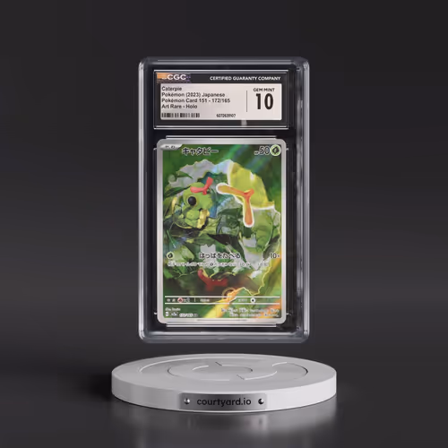 2023 Pokémon Card 151 #172/165 Caterpie - Art Rare Holo (CGC 10 GEM MINT)