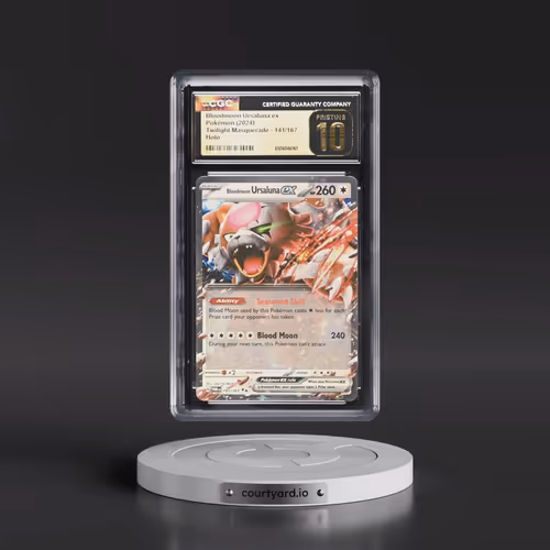 2024 Pokémon Twm EN-Twilight Masquerade #141 Bloodmoon Ursaluna EX - Holo (CGC 10 PRISTINE)