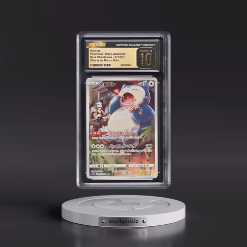 2021 Dark Phantasma #077/071 Snorlax - Character Rare Holo (CGC 10 PRISTINE)