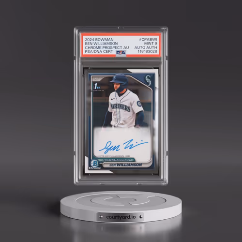 2024 Bowman Chrome Prospect Autographs #CPABWI Ben Williamson (PSA 9 MINT)