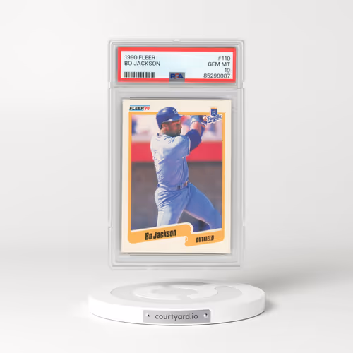 1990 Fleer #110 Bo Jackson (PSA 10 GEM MINT)