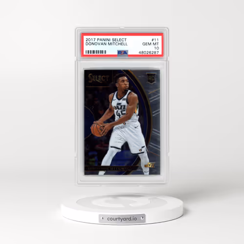 2017 Panini Select #11 Donovan Mitchell (PSA 10 GEM MINT)