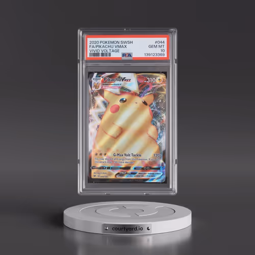 2020 Pokémon Sword & Shield Vivid Voltage #044 Pikachu Vmax - Full Art (PSA 10 GEM MINT)