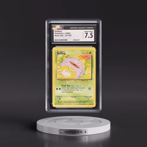 1999 Base Set #51/102 Koffing (CGC 7.5 NM+)
