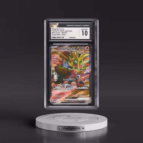 2024 Wild Force #085/071 Gouging Fire ex - Super Rare Holo (CGC 10 GEM MINT)