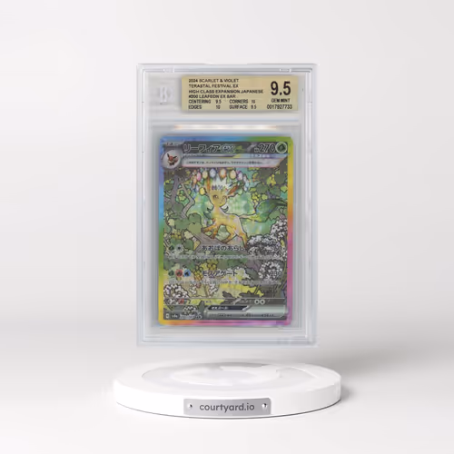 2024 High Class Pack: Terastal Fest ex - sv8a #200 Leafeon ex - Special Art Rare Holo (BGS 9.5 GEM M