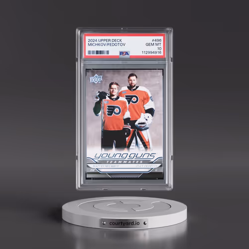 2024 Upper Deck #496 Ivan Fedotov/Matvei Michkov (PSA 10 GEM MINT)