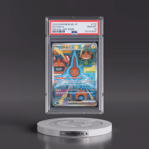 2025 Pokémon M2-Inferno X #112 Rotom EX - Holo Special Art Rare (PSA 10 GEM MINT)