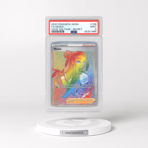 2020 Vivid Voltage #196 Nessa - Full Art Holo (PSA 9 MINT)