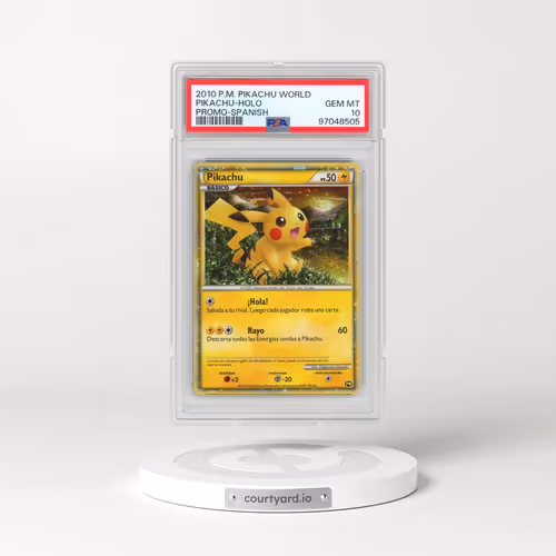 2010 Pokémon Pikachu World Promo Pikachu - Holo (PSA 10 GEM MINT)