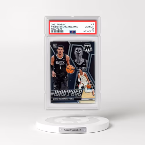 2023 Panini Mosaic Montage #7 Victor Wembanyama (PSA 10 GEM MINT)