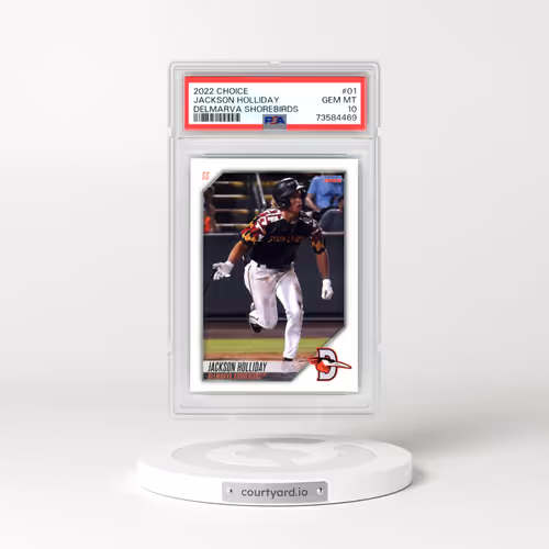 2022 Choice Delmarva Shorebirds #01 Jackson Holliday (PSA 10 GEM MINT)