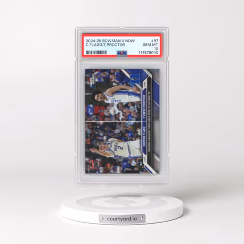 2024-25 Bowman U Now #97 Cooper Flagg/Tyrese Proctor (PSA 10 GEM MINT)