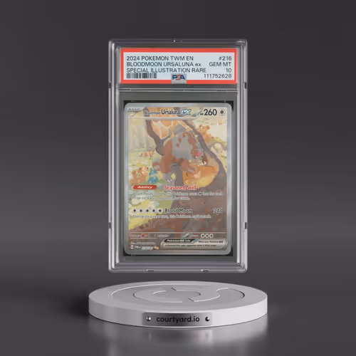 2024 Pokémon Twm EN-Twilight Masquerade #216 Bloodmoon Ursaluna EX - Holo Special Illustration Rare