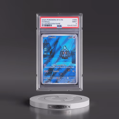 2024 Pokémon Sfa EN-Shrouded Fable #068 Duskull - Illustration Rare (PSA 9 MINT)