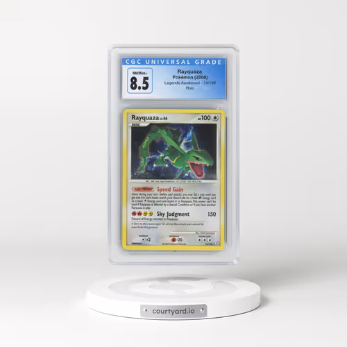 2008 Legends Awakened #14/146 Rayquaza - Holo (CGC 8.5 NM-MT+)