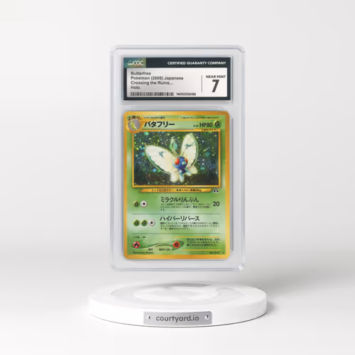 2000 Japanese Crossing the Ruins Butterfree - Holo (CGC 7 NM)