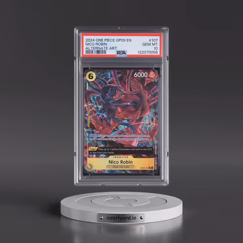 2024 One Piece OP09-Emperors in the New World #107 Nico Robin - Alternate Art (PSA 10 GEM MINT)