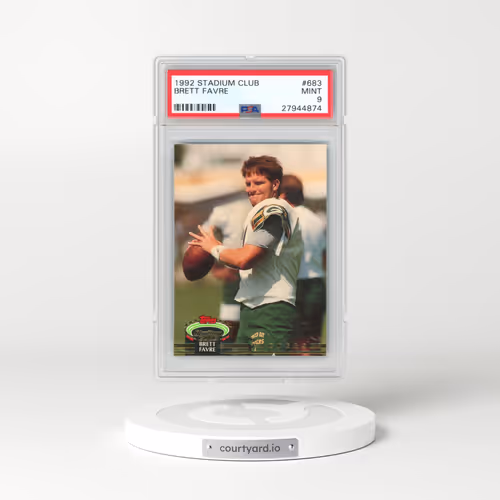 1992 Stadium Club #683 Brett Favre (PSA 9 MINT)