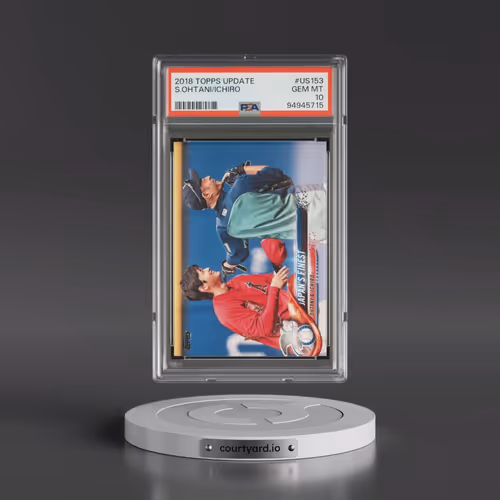 2018 Topps Update #US153 Ichiro/Shohei Ohtani (PSA 10 GEM MINT)