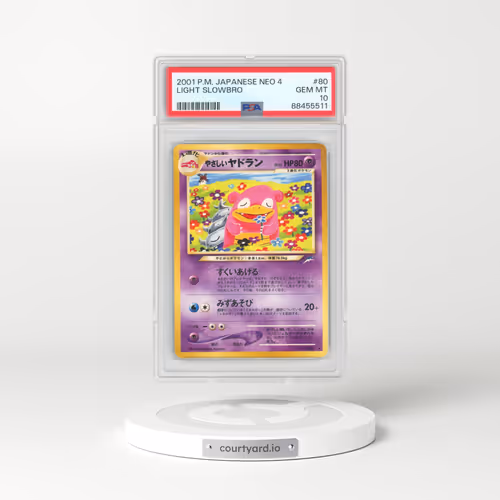 2001 Pokémon Neo 4 #80 Light Slowbro (PSA 10 GEM MINT)