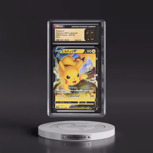 2021 VMAX Climax #045/184 Pikachu V - Holo (CGC 10 PRISTINE)