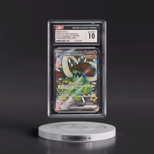 2023 Shiny Treasure ex #330/190 Great Tusk ex (CGC 10 GEM MINT)