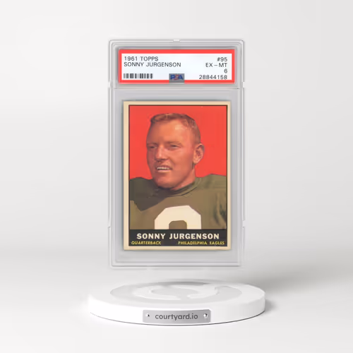 1961 Topps #95 Sonny Jurgenson (PSA 6 EX-MT)