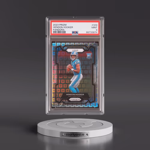 2023 Panini Prizm #329 Hendon Hooker - Pandora (PSA 9 MINT)