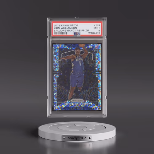 2019 Panini Prizm #248 Zion Williamson - Variation-Fast Break Prizm (PSA 9 MINT)