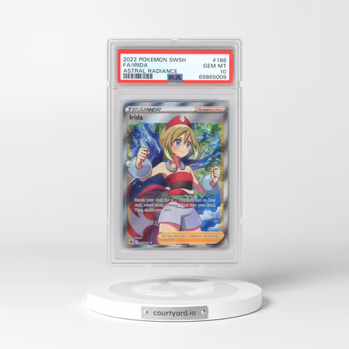 2022 Pokémon Sword & Shield Astral Radiance #186 Irida - Full Art (PSA 10 GEM MINT)