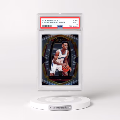 2018 Panini Select #104 Shai Gilgeous-Alexander (PSA 9 MINT)