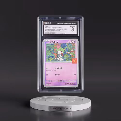 2025 Mega Evolution Promos #021/M-P Ralts - McDonald's Promotion (CGC 8 NM-MT)