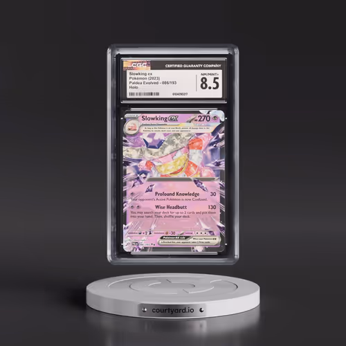 2023 Paldea Evolved - PAL EN #086/193 Slowking ex - Holo (CGC 8.5 NM-MT+)