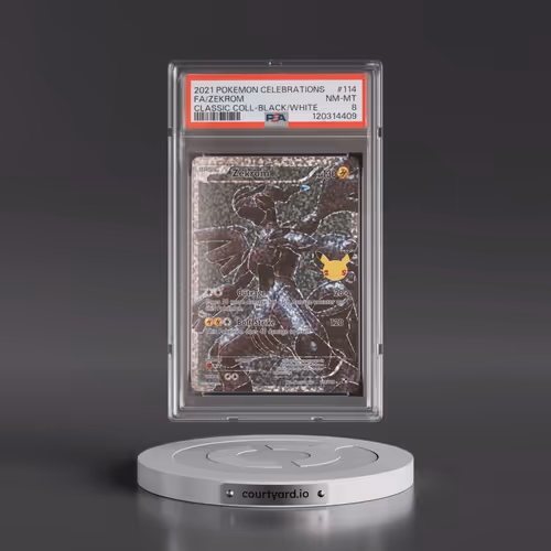 2021 Pokémon Celebrations Classic Collection #114 Zekrom - Full Art (PSA 8 NM-MT)
